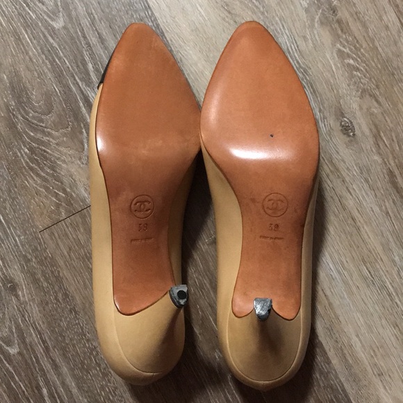 Chanel heels, new, but might need new heel pads. No dust bag or box. - Picture 2 of 3